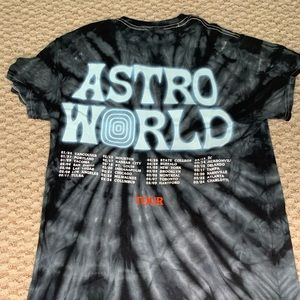 Astroworld tie dye shirt